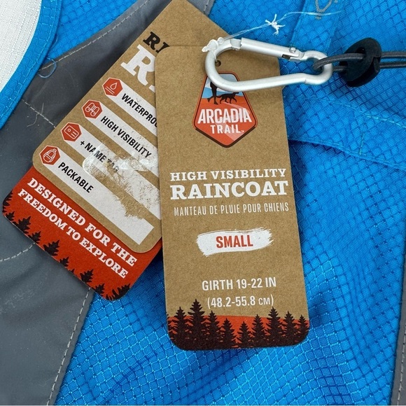 Lot of 4 Reflective Arcadia Trail Small Raincoat Vibrant Life Leash & Anklit NEW - Picture 5 of 12